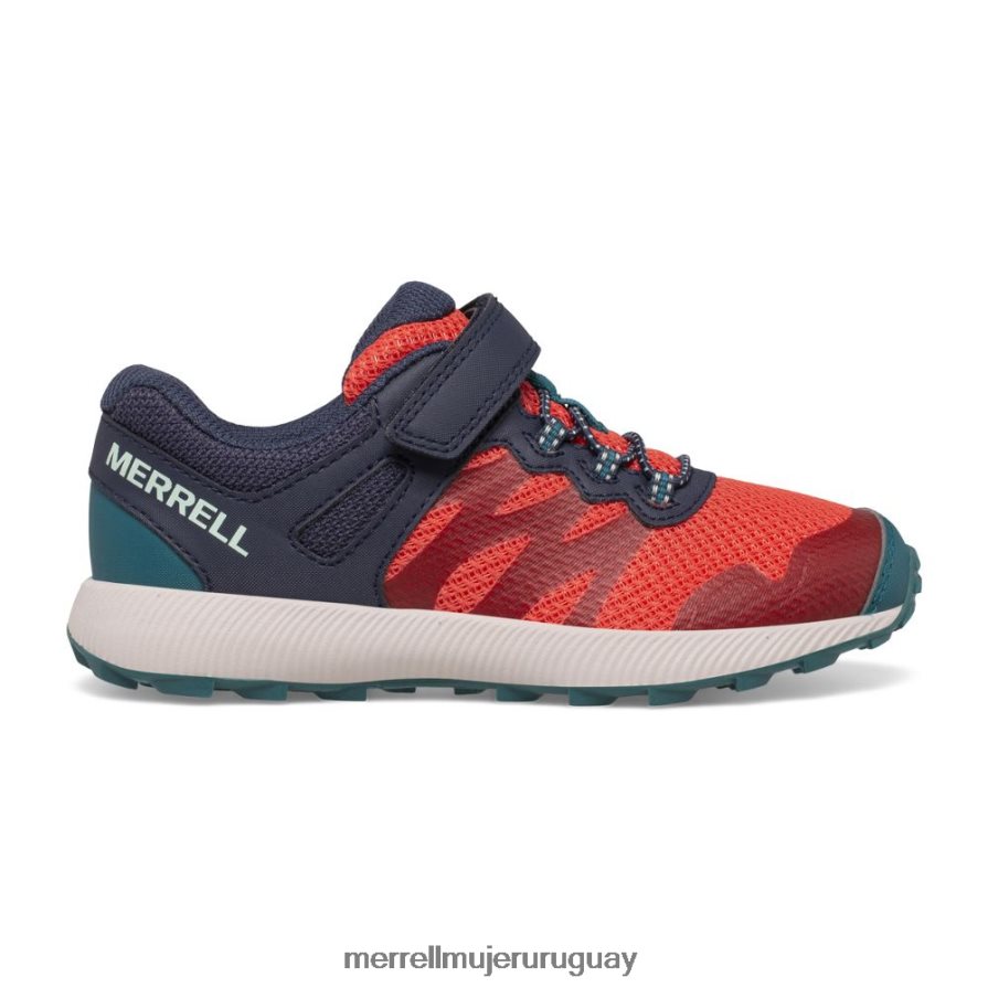 Merrell zapatilla nova 2 (mk166240) zapatos JPDRFN786 azul marino/coral niños