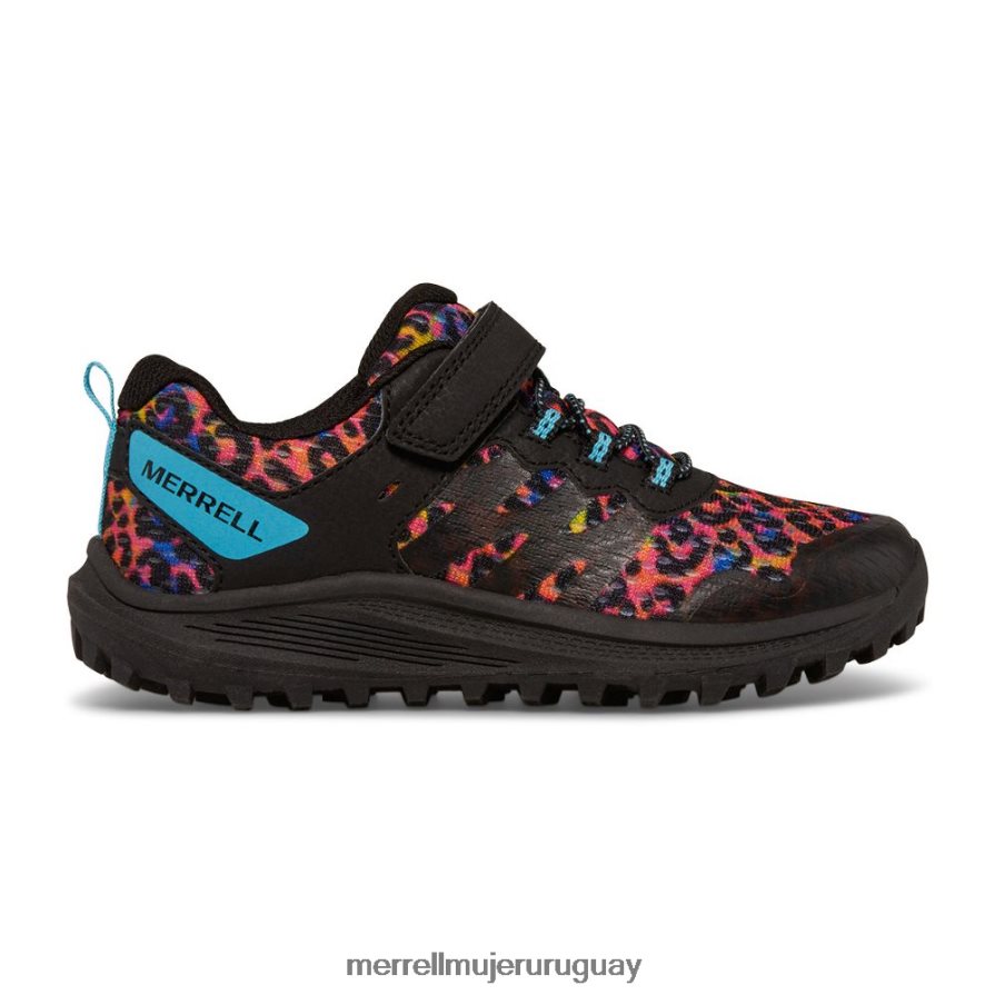 Merrell zapatilla nova 3 (mk166788) zapatos JPDRFN1359 leopardo arcoiris niños