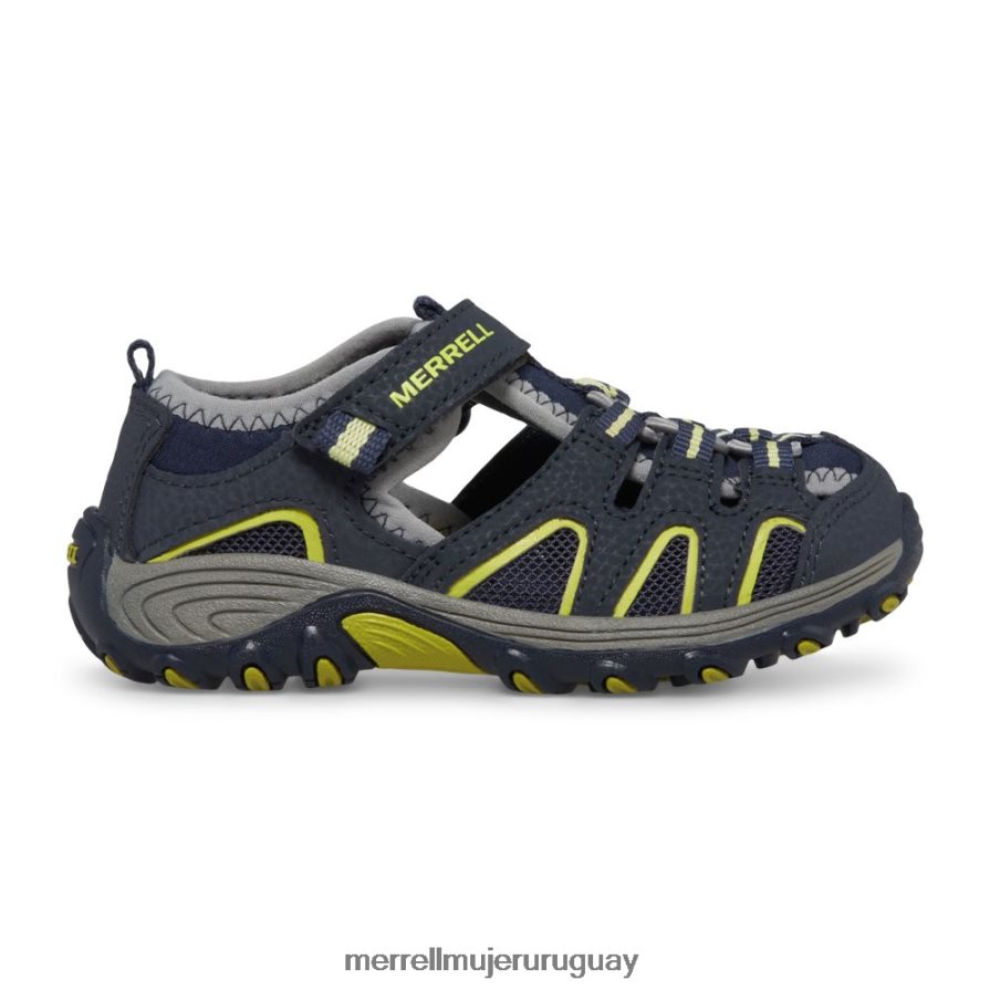 Merrell Sandalia de excursionista Hydro H2o (mc54859) zapatos JPDRFN1500 azul marino/lima niños