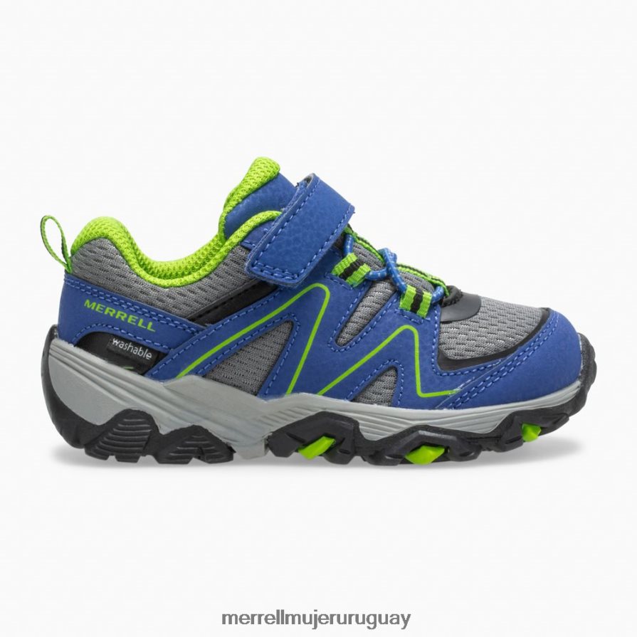 Merrell búsqueda de senderos jr. (ml262791) zapatos JPDRFN1347 azul verde niños