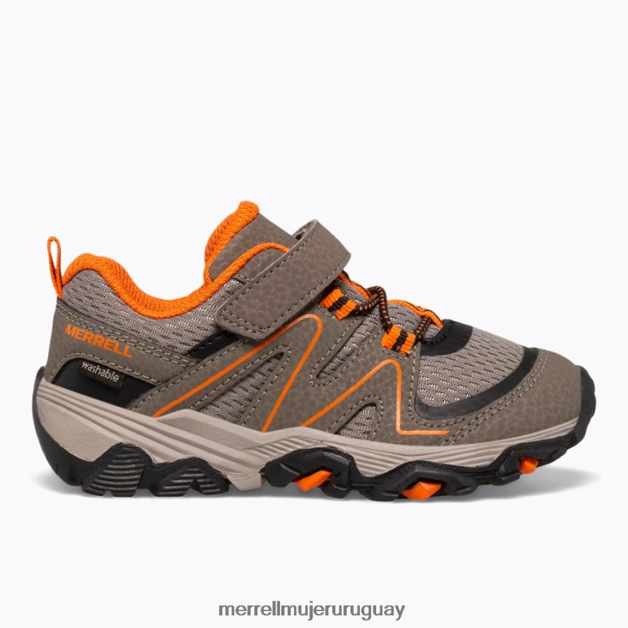 Merrell búsqueda de senderos jr. (ml264470) zapatos JPDRFN1345 humo de pistola niños