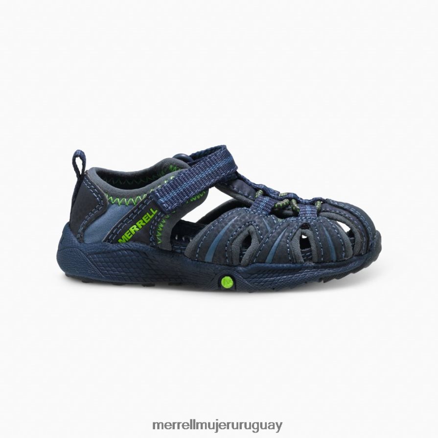 Merrell hidro jr. sandalia (mt53375) zapatos JPDRFN1407 azul marino / verde niños