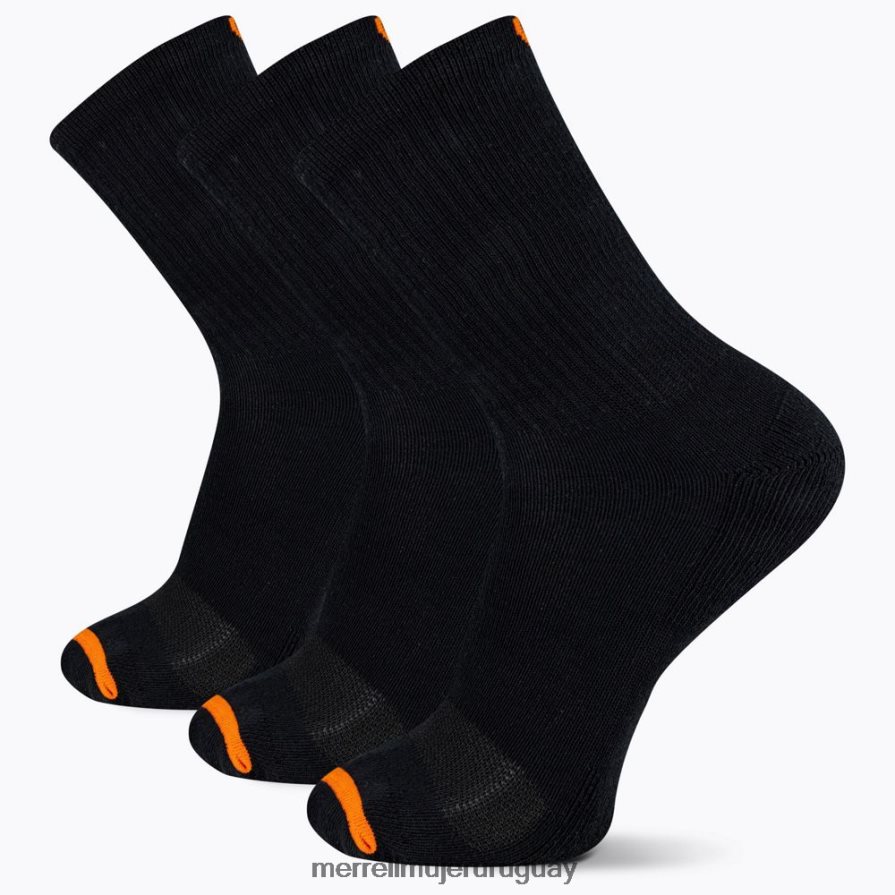 Merrell Pack de 3 calcetines deportivos de algodón acolchados (jsf26607-011) accesorios JPDRFN213 negro unisexo