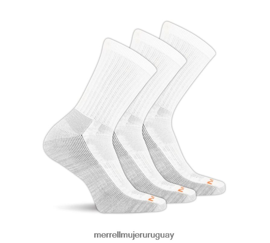 Merrell paquete de 6 calcetines para equipo de trabajo (jss26719-100) accesorios JPDRFN265 blanco unisexo